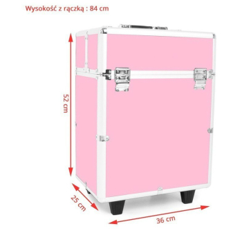 KUFER GLAMOUR 9022 RÓŻOWY